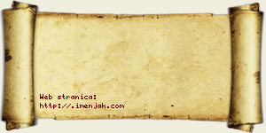 Branimirka Veljoglavac vizit kartica